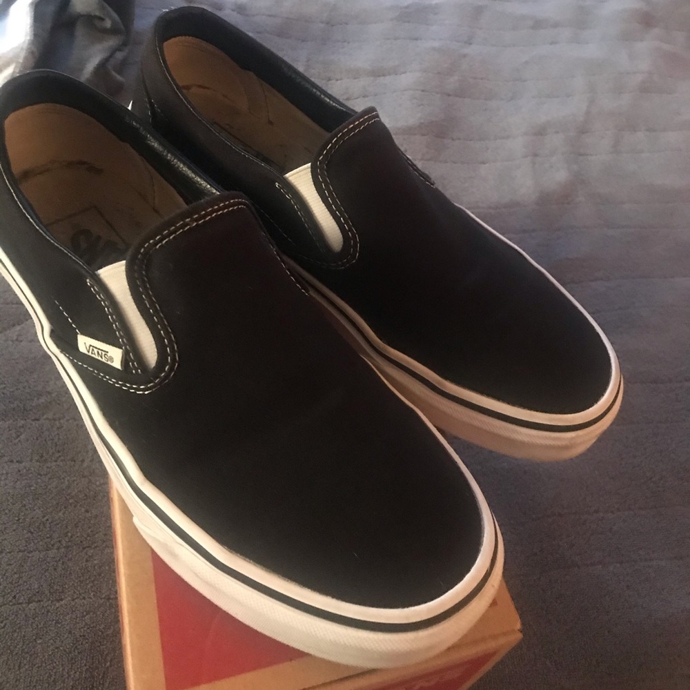 Black Slip on Vans